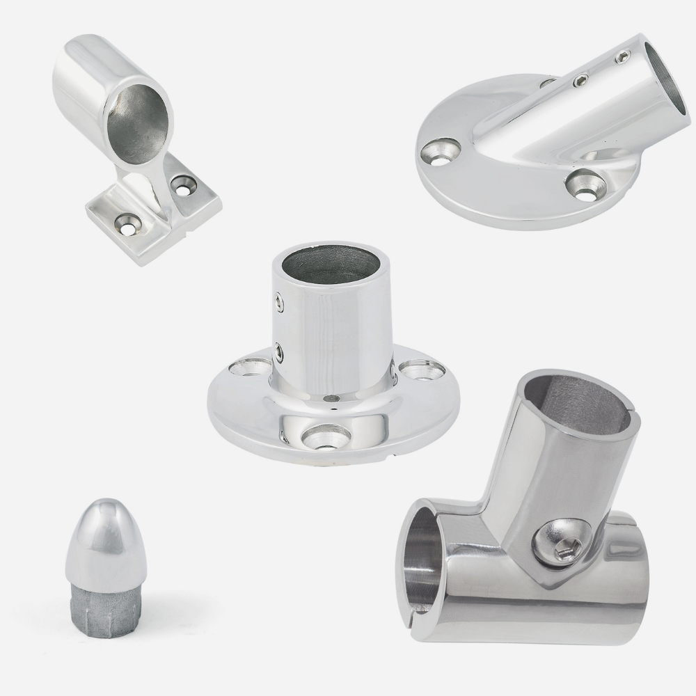 ACCESSORI NAUTICI  PER PULPITI E CORRIMANI